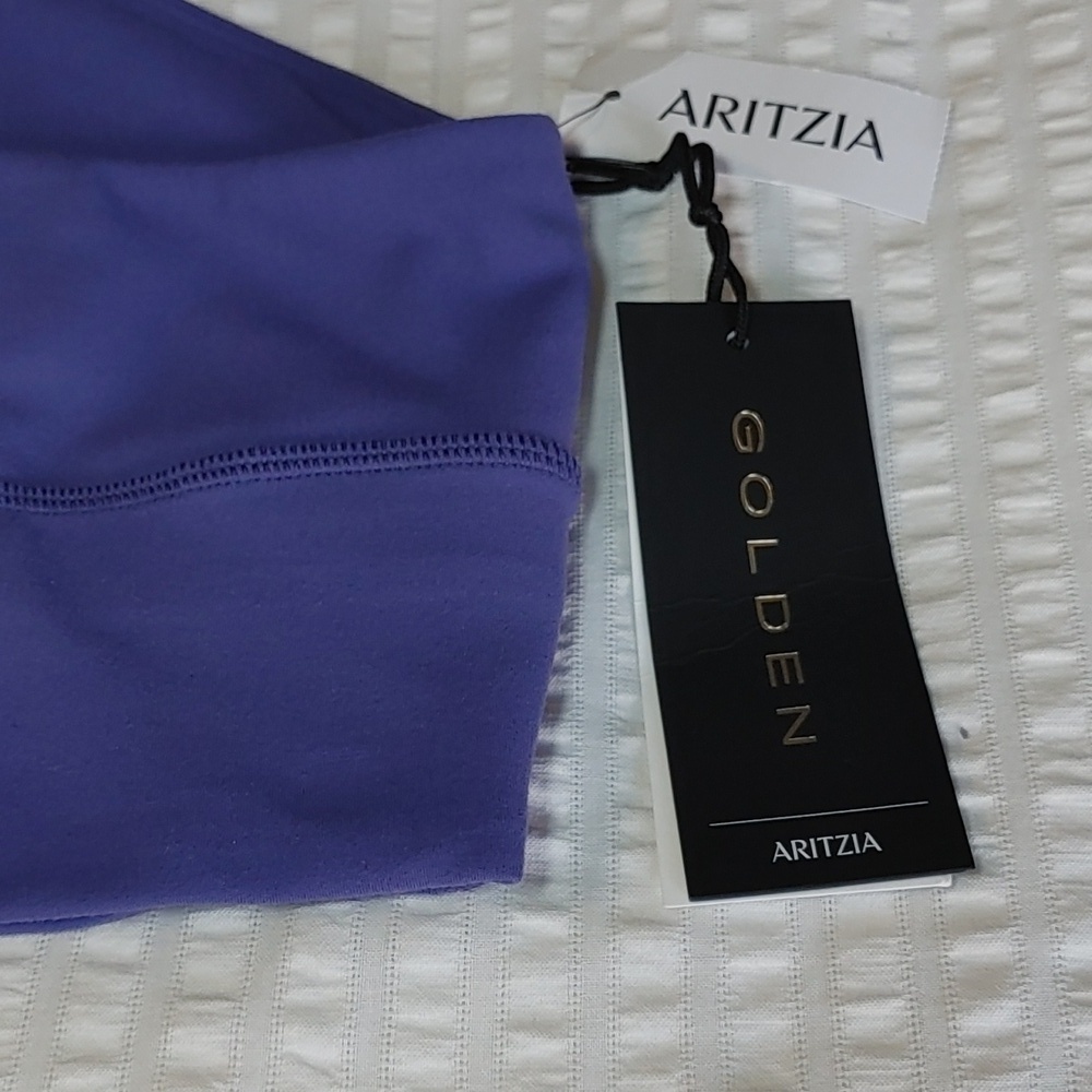 Nwt Aritzia  Butter Beam Asymmetrical Top XXS - Picture 3 of 11
